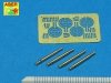 Aber A32008 Set of 4 barrels for German Oerlikon 20mm aircraft machine guns MG FF with sights (1:32)